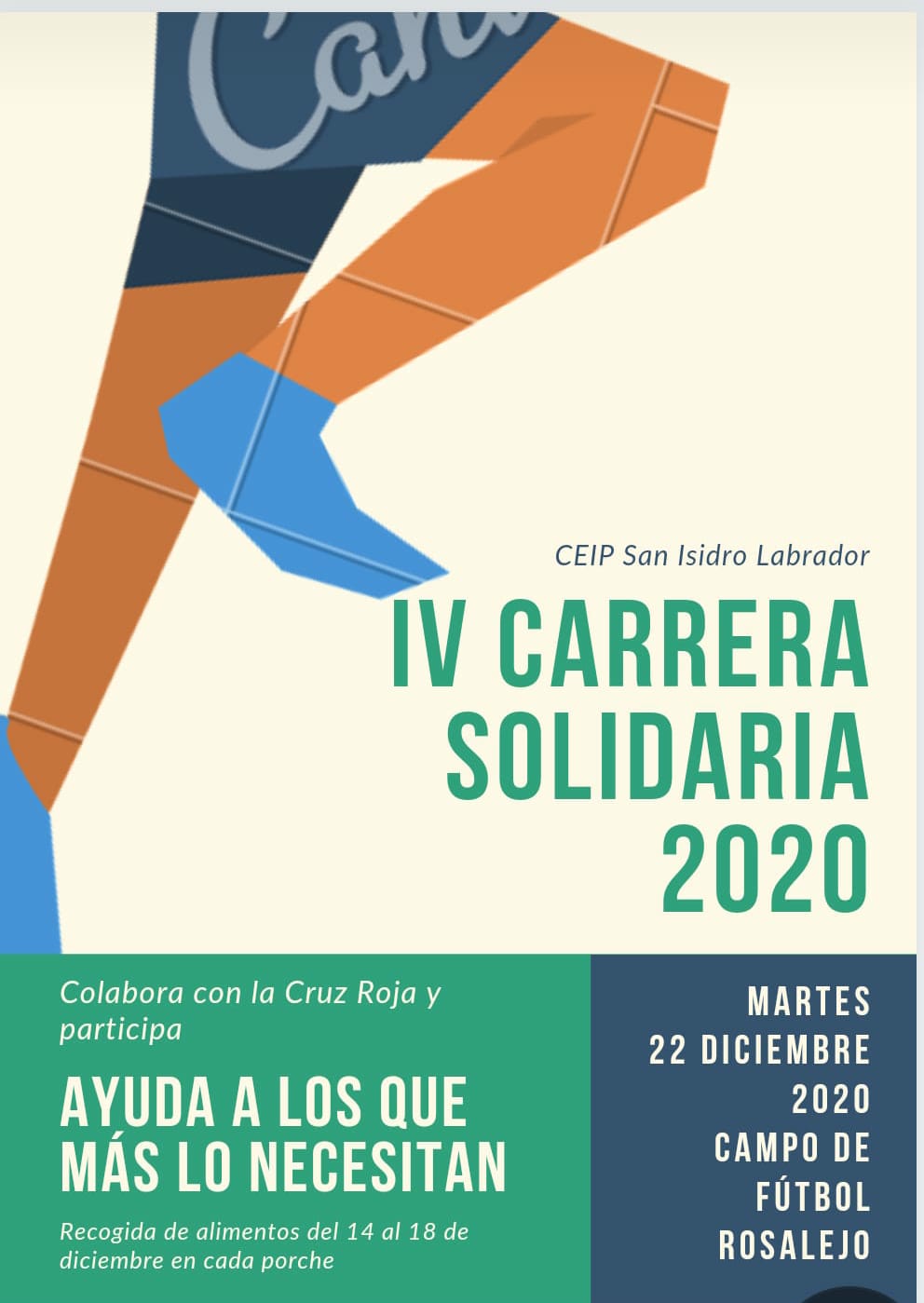Cartel Carrera Solidaria 2020