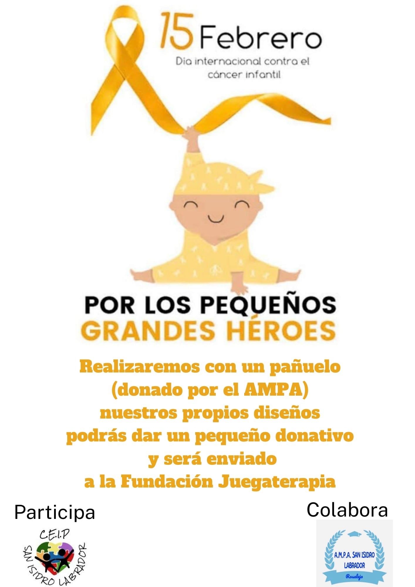 Cartel Da del Cncer Infantil