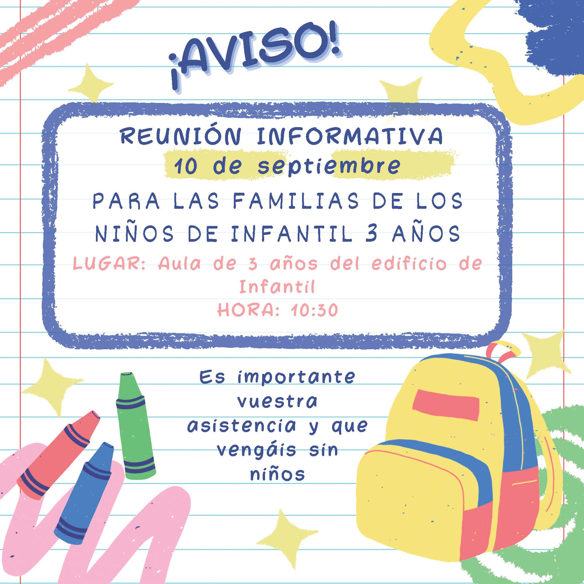 Cartel Infantil